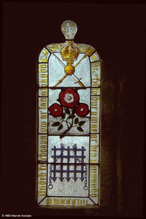 Window in St. Gredifael Church