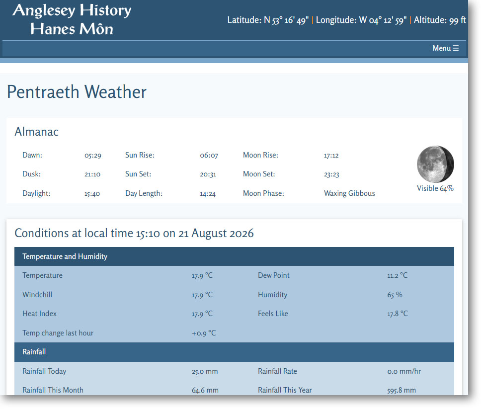 Weather page
